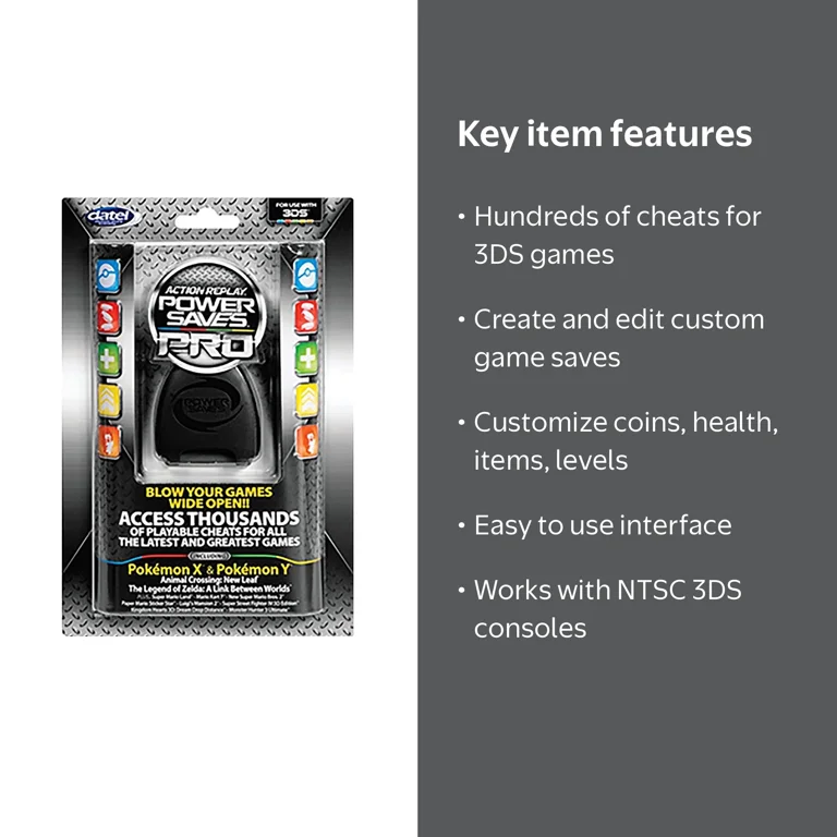 Nintendo, Action Replay Power Saves Pro Cheat Codes for Nintendo