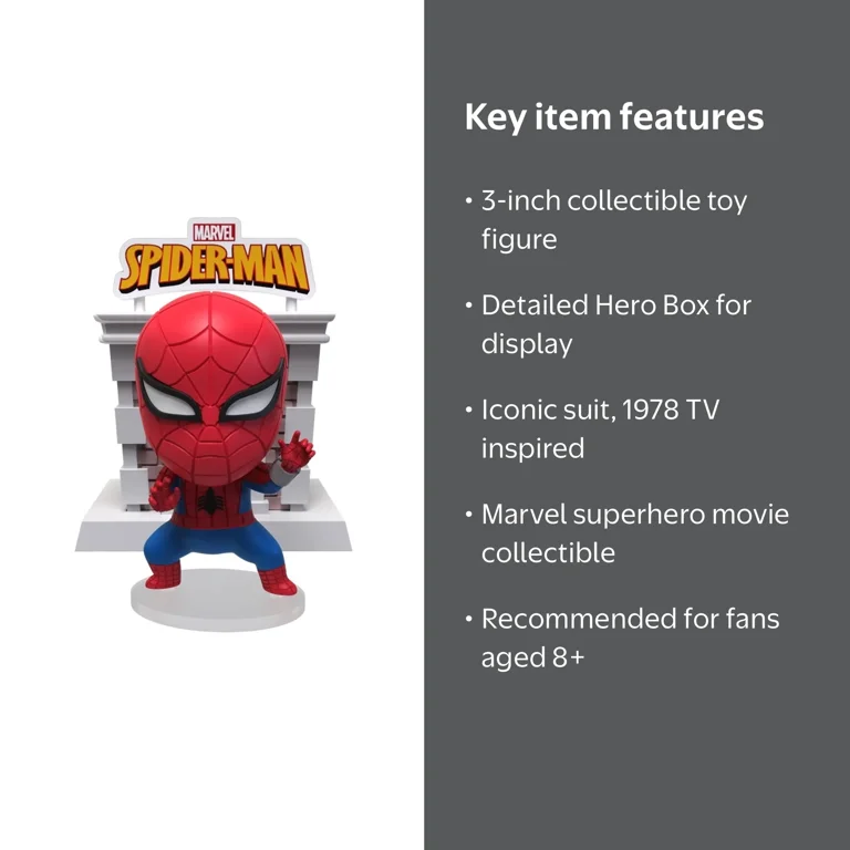 YuMe Spider-Man Tower Hero - 3 Collectible Toy Figures - Walmart.com