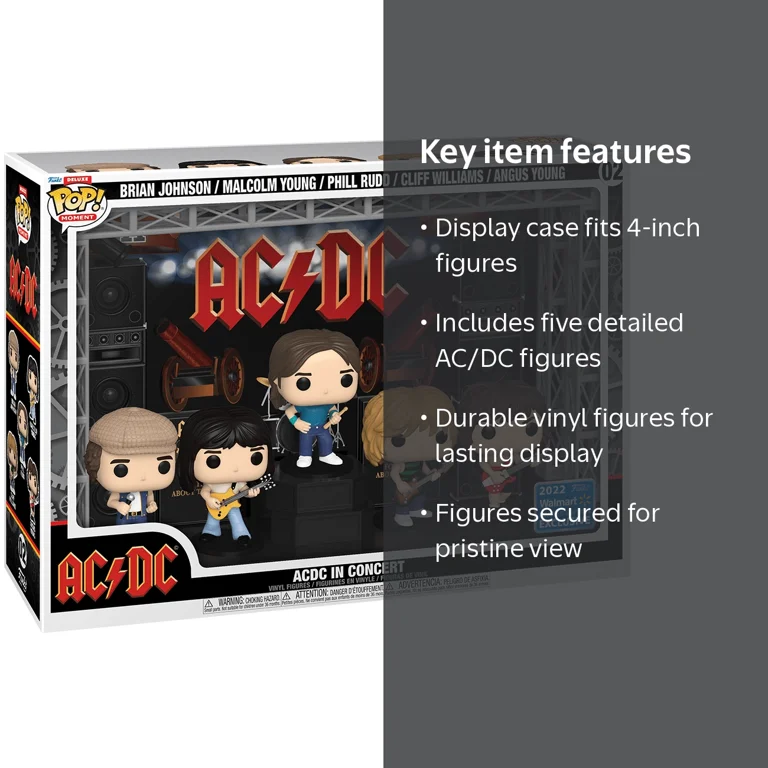Funko Pop! AC/DC Concert Deluxe Vinyl Figures (2022 Limited