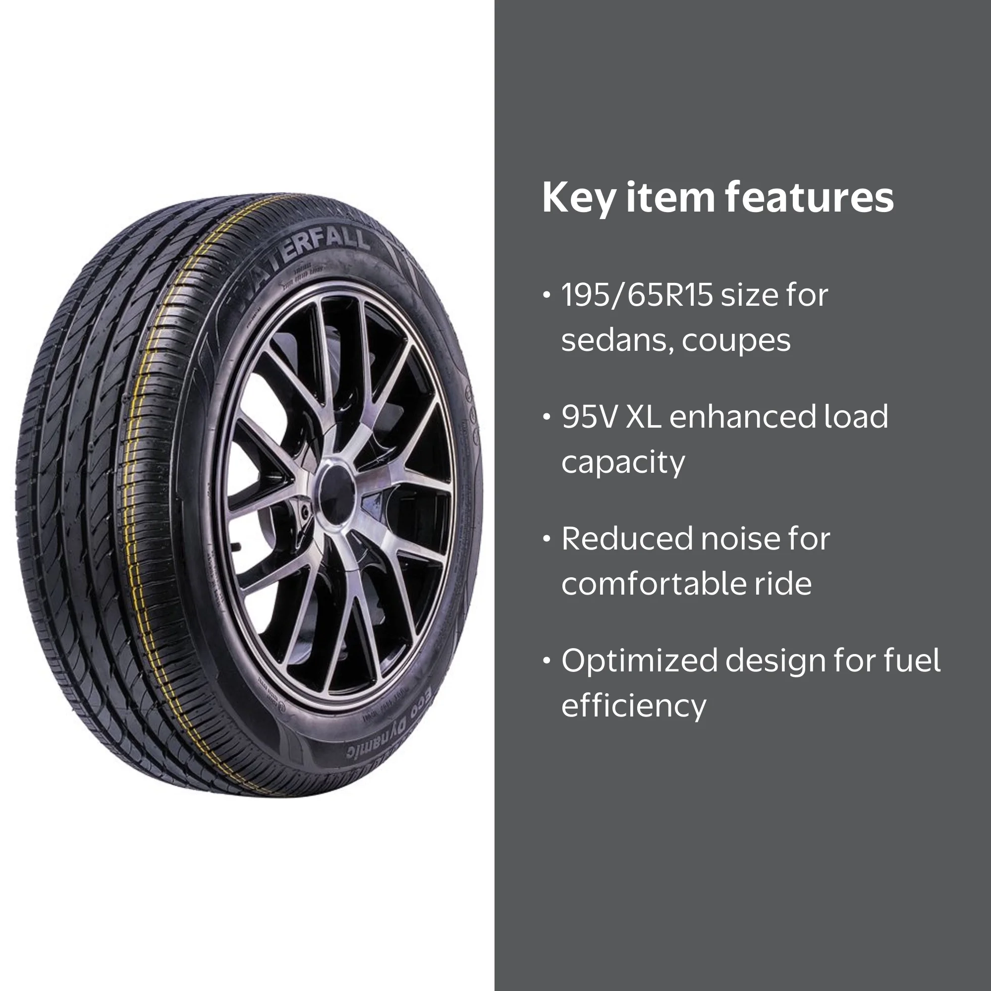 Waterfall All-Season Eco Dynamic 195/65R15 95V XL Passenger Tire
