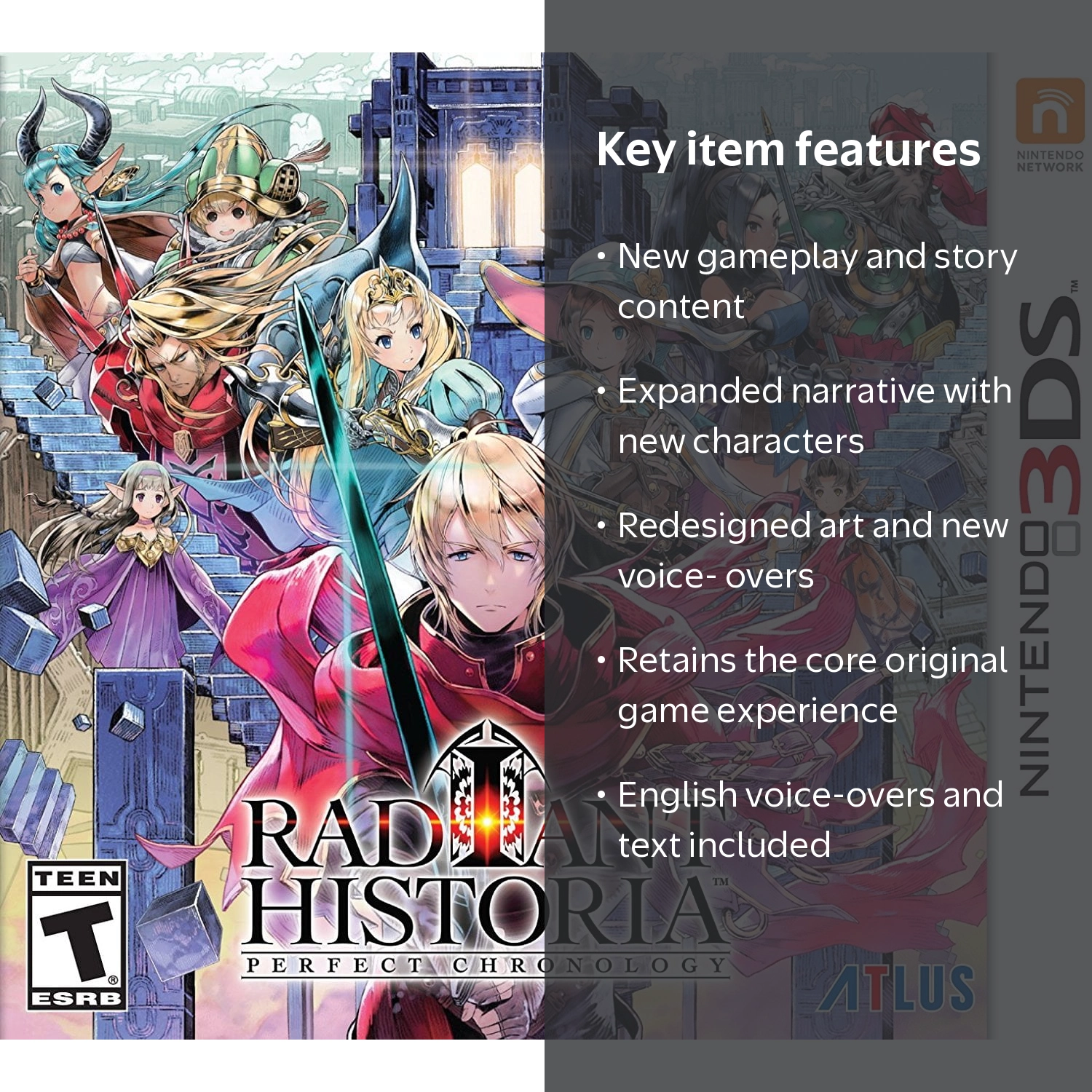 Radiant Historia Perfect Chronology, Atlus, Nintendo 3DS