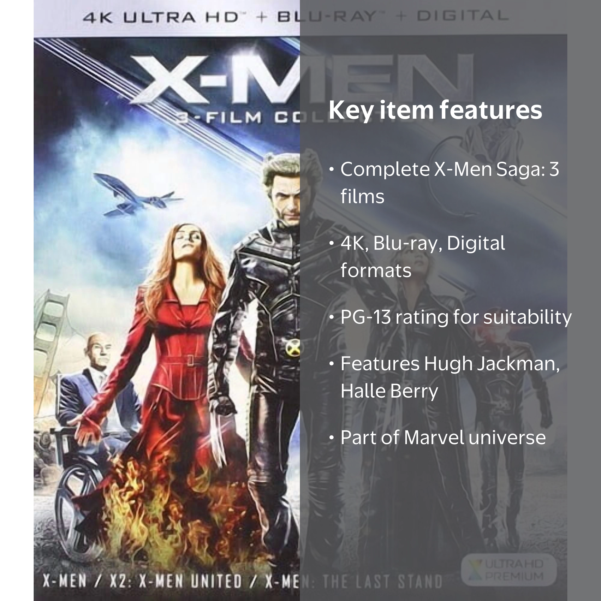 X-Men: 3-Film Collection 4K + Blu-ray + Digital - Walmart.com