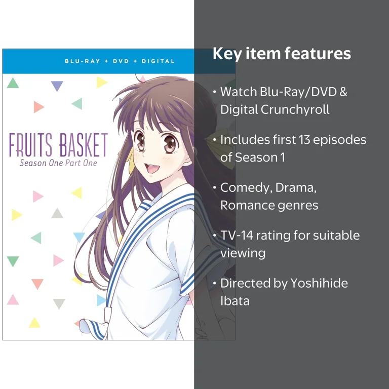 Fruits Basket (2019) Season 1, Part 1 (Blu-Ray/DVD + Fun Digital