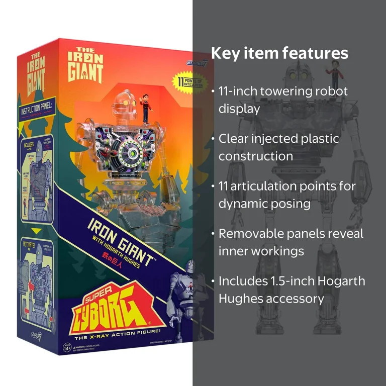 The Iron Giant Super Cyborg - The Iron Giant (Clear) - Walmart.com