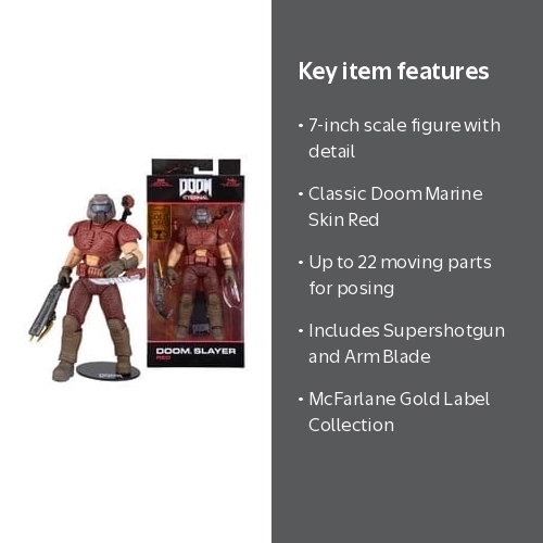 Doom Slayer Classic Marine w/Red Skin (Doom) 7