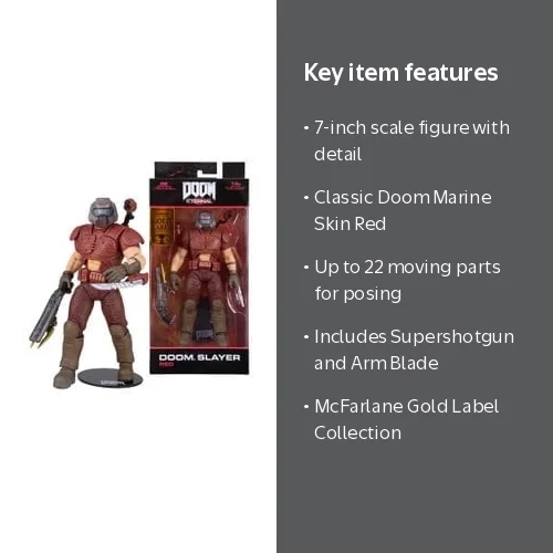 Doom Slayer Classic Marine w/Red Skin (Doom) 7