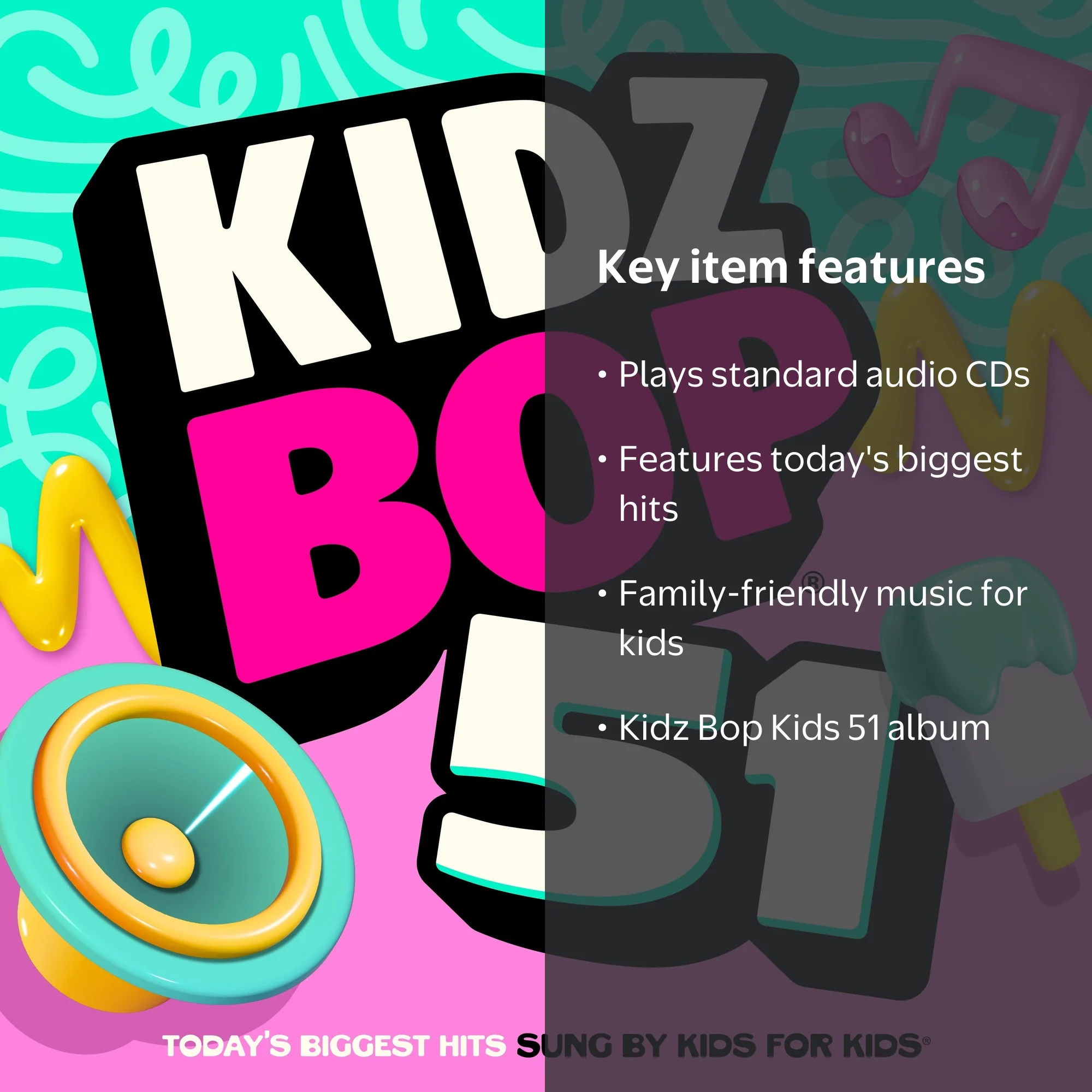 Kidz Bop, Kids & Family CD, Kidz Bop 51, Including Top Hits