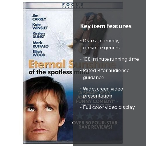 Universal, DVD, Eternal Sunshine of the Spotless Mind, Widescreen