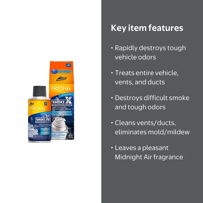 car bomb for cigarette smoke Smell: Tested Solutions an Odor-Free Ride Dont settle for smelly cars and rooms Armor All Fogger Rapid Odor