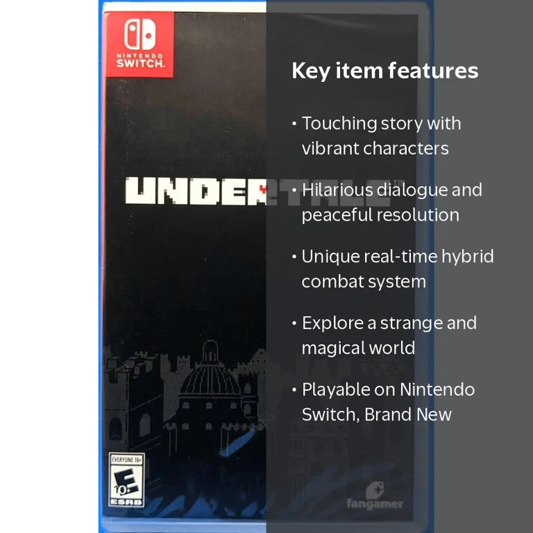 Nintendo Undertale Nintendo Switch Game Find your way home in this
