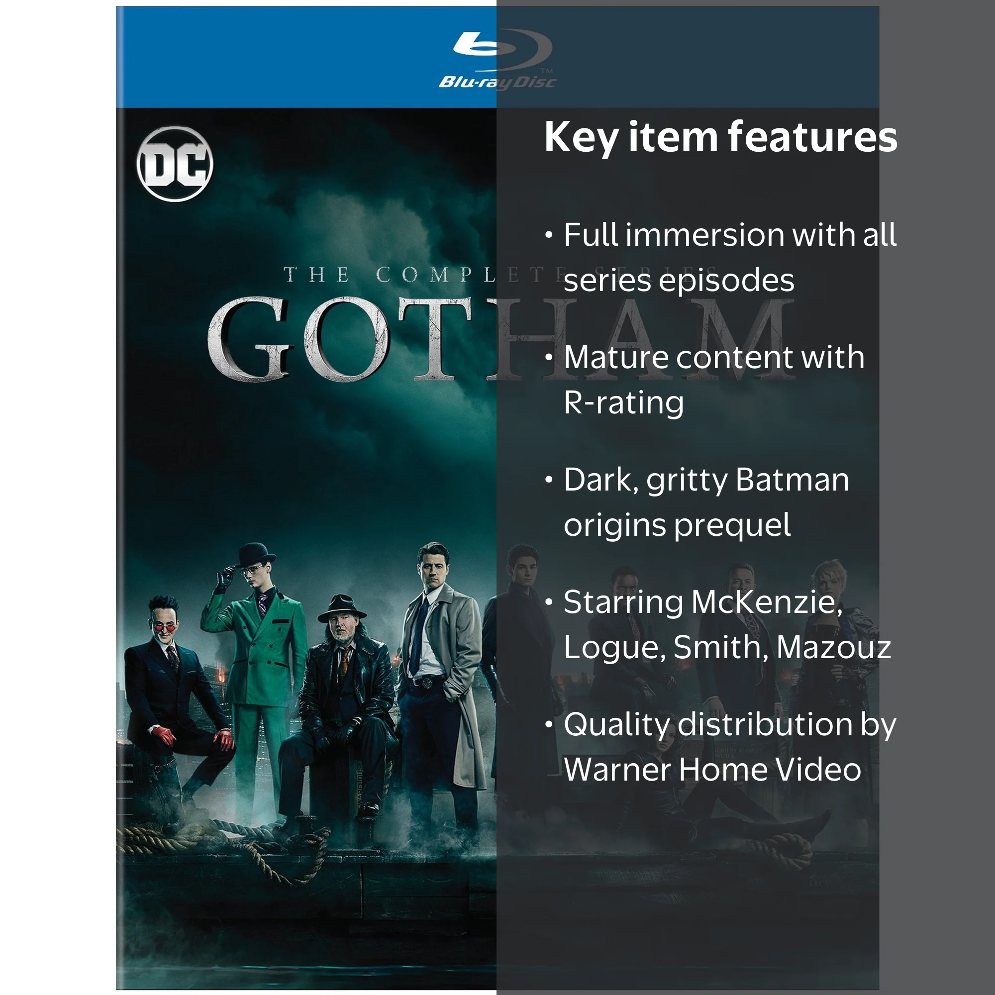 Warner Home Video: Gotham Complete Series - Action & Adventure Blu
