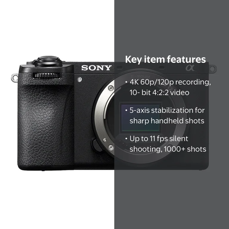Sony a6700 ILCE-6700L - 26.0 MP Mirrorless Camera with Wi-Fi