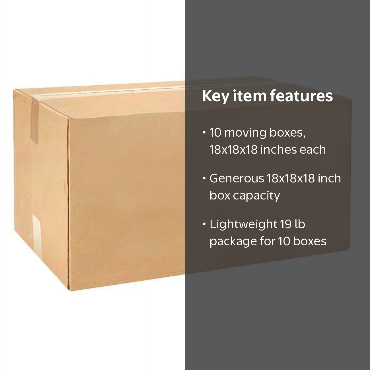 Boxes on Wheels 9330911 18 x 18 x 18 in. Cardboard Moving Box