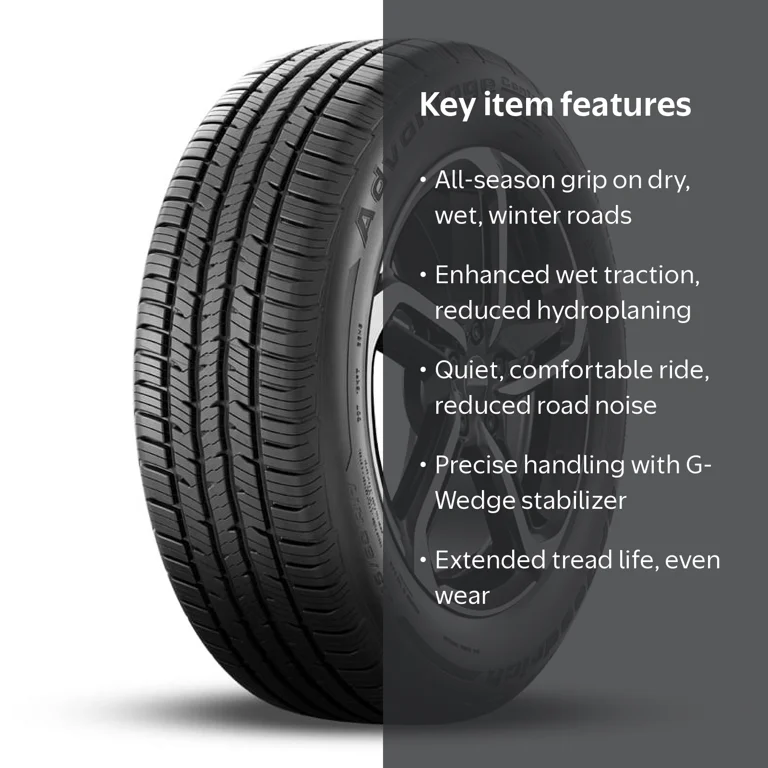 BFGoodrich Advantage Control All Season Passenger Tire, 185/65R14