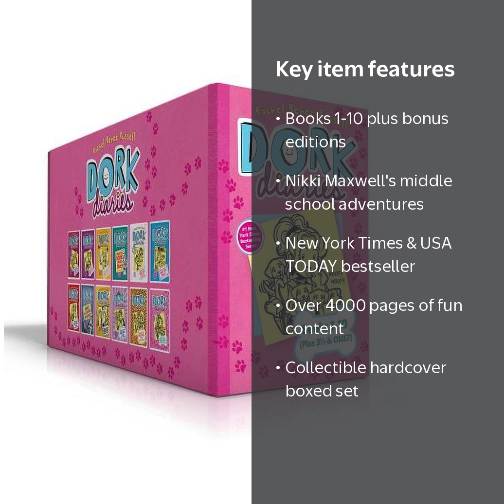 Dork Diaries Books 1-10 plus 3 1/2 & Omg! (Boxed Set) Hardcover