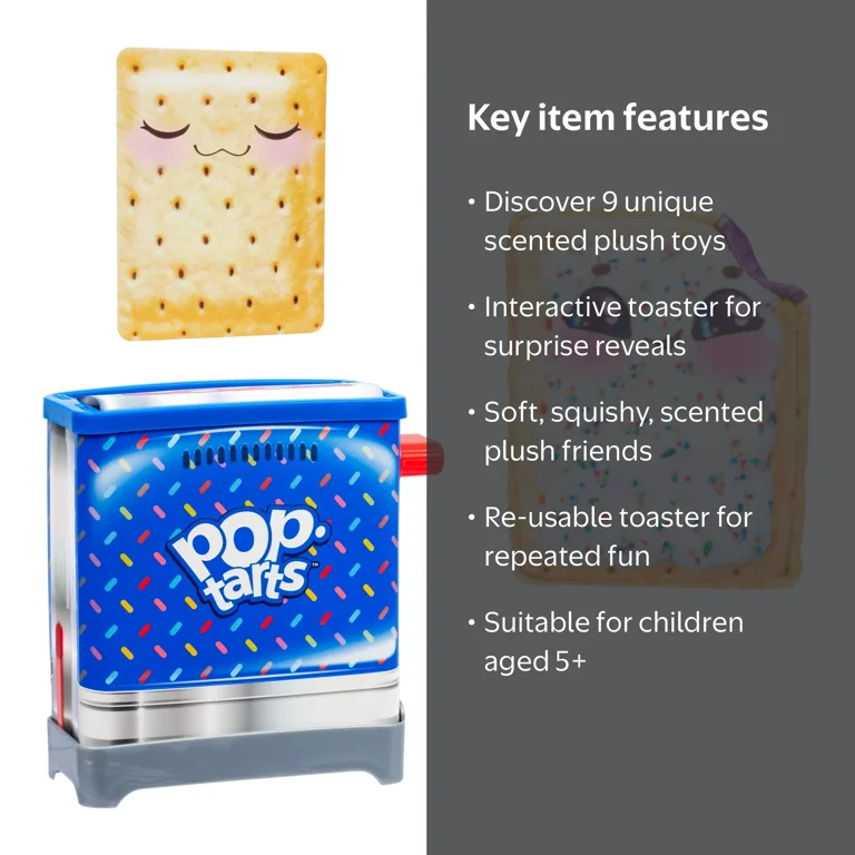Cookeez Makery, Pop-Tarts‚Ñ¢ Toasty Treatz Toaster, 9 Plush