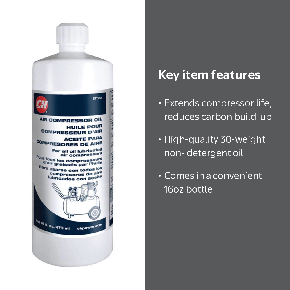 Campbell Hausfeld ST125312AV 16 Oz. Air Compressor Oil - Walmart.com