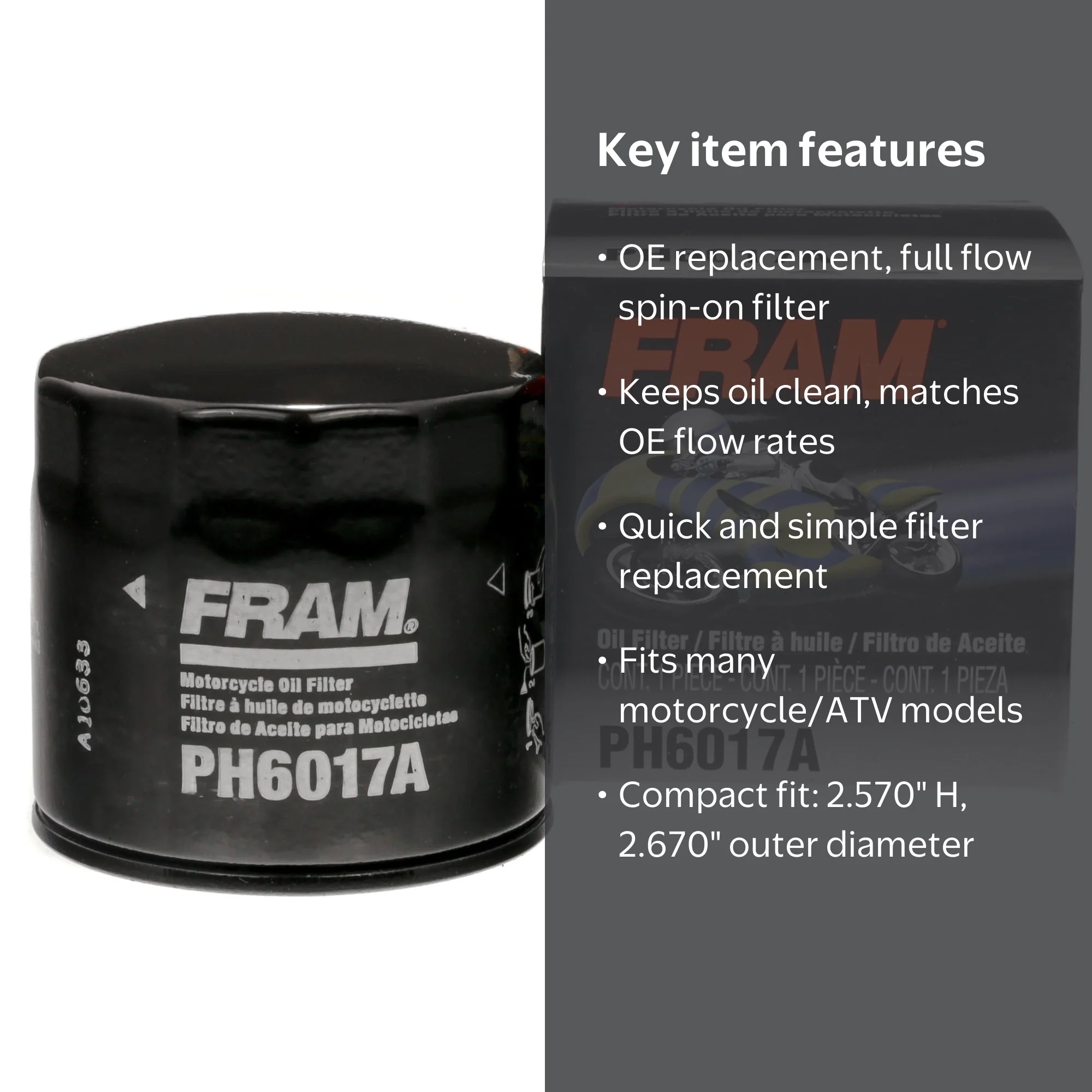 FRAM Motorcycle/ATV 2.6