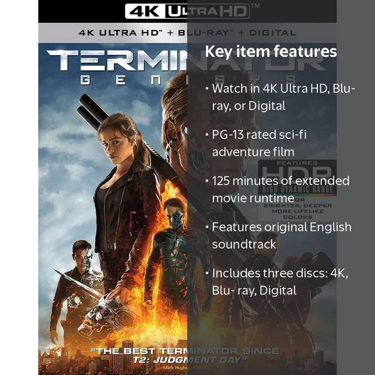 Paramount Terminator Genisys 4K Ultra HD + Blu-ray + Digital Copy