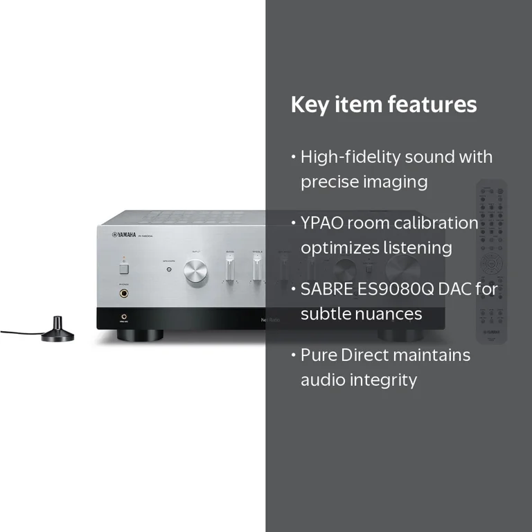 Yamaha, Stereo Network Receiver, R-N800A, Bluetooth Wi-Fi