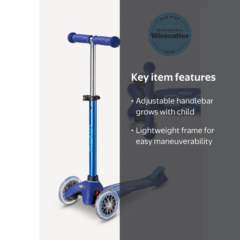 Micro Kickboard, Micro Mini Scooter, Adjustable handlebar
