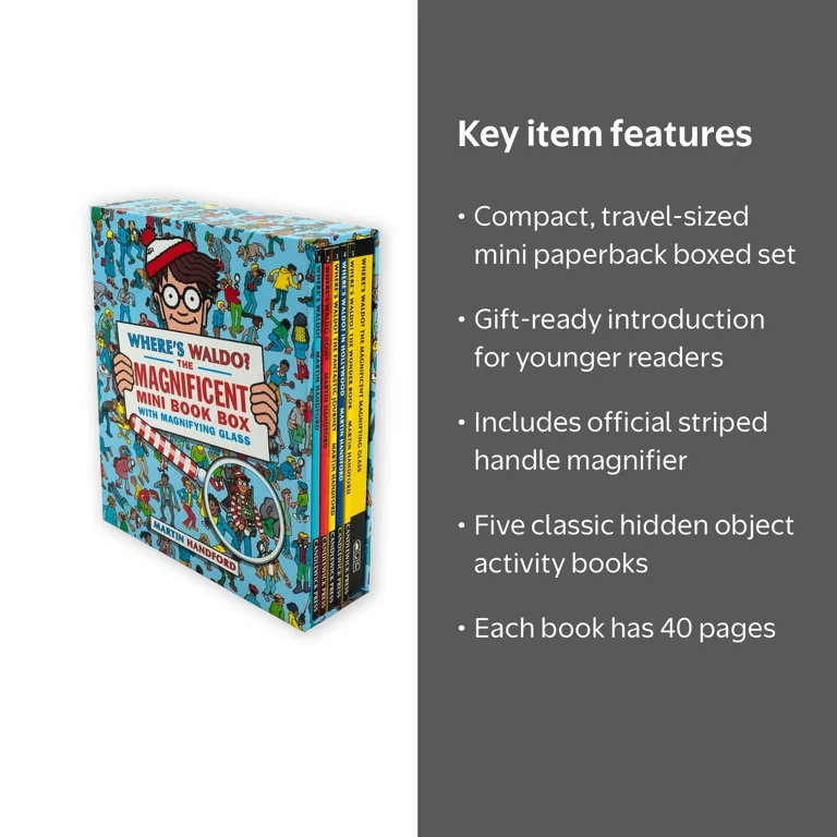 Martin Handford, Where's Waldo? Mini Boxed Set, 5 Adventures
