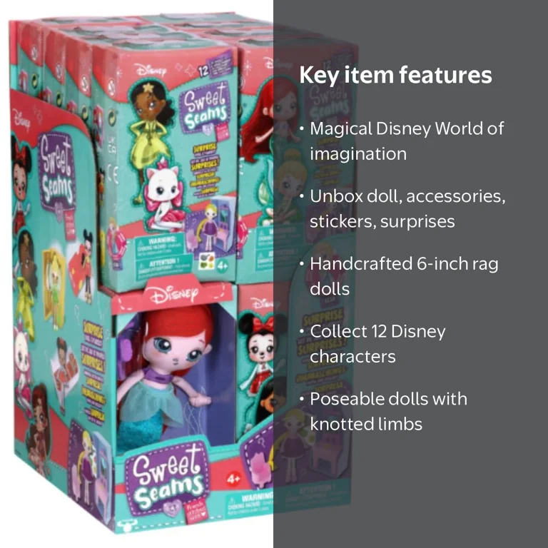 Disney Sweet Seams Mystery Doll & Playset - Classic Collectible