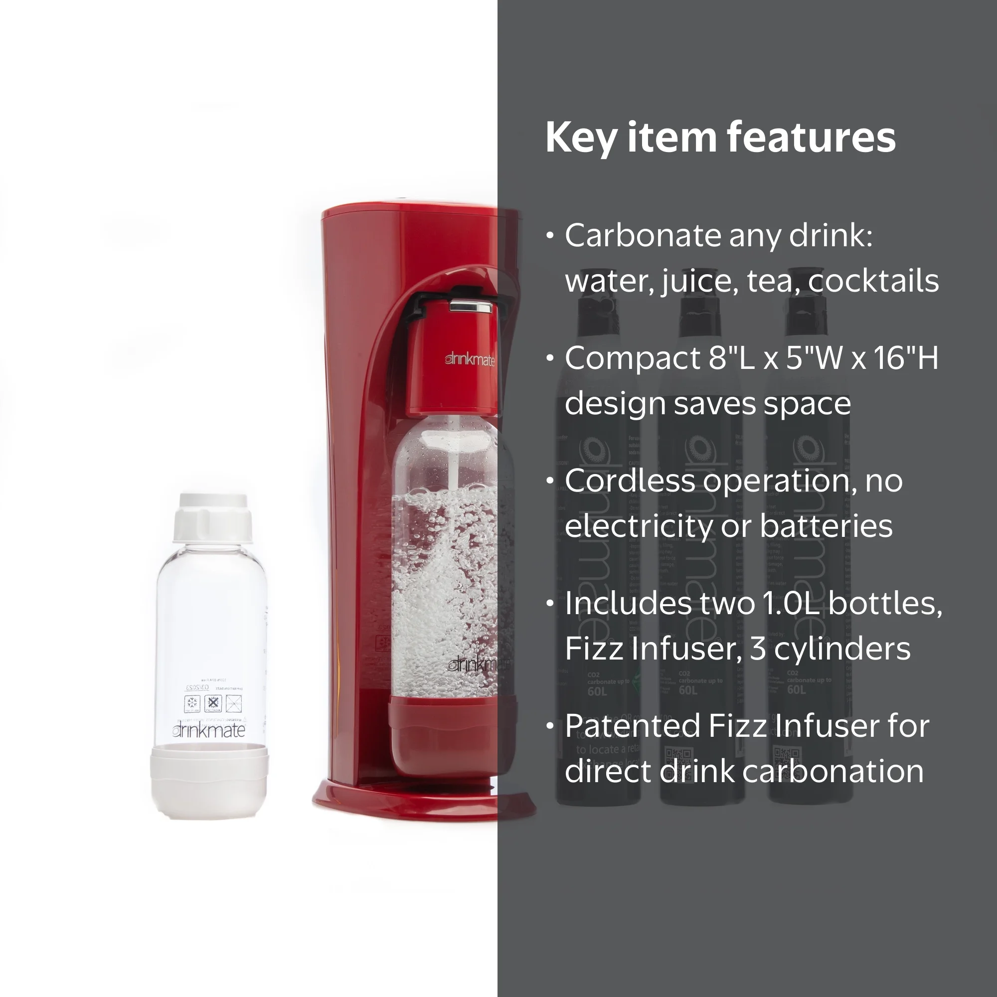 Drinkmate Sparkling Water and Soda Maker Ultimate Bundle