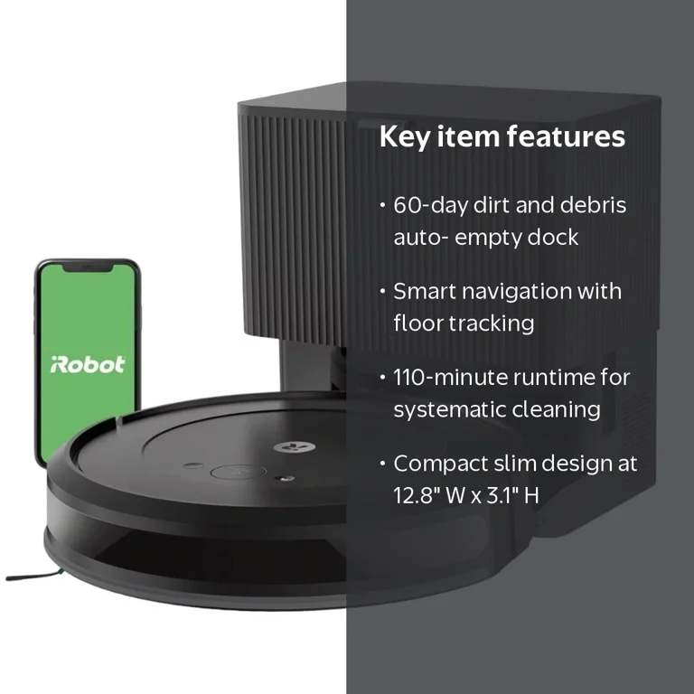 iRobot Roomba Vacuum 2 Essential Robot, AutoEmpty Dock, 3 Suction