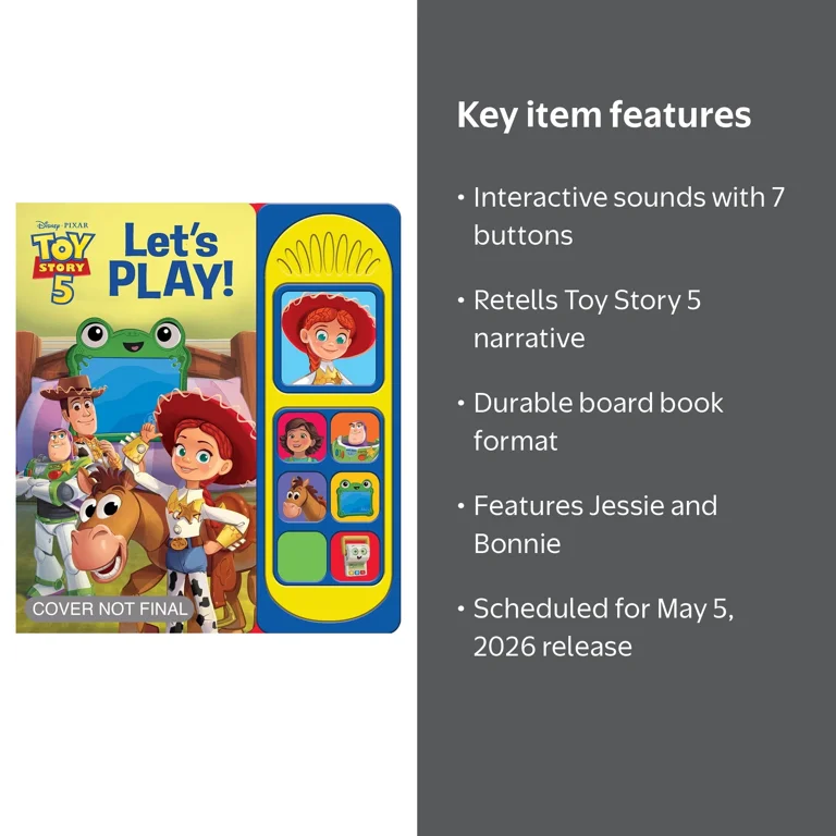 Disney Pixar Toy Story 5: Let's Play! Sound Book (Media tie-in