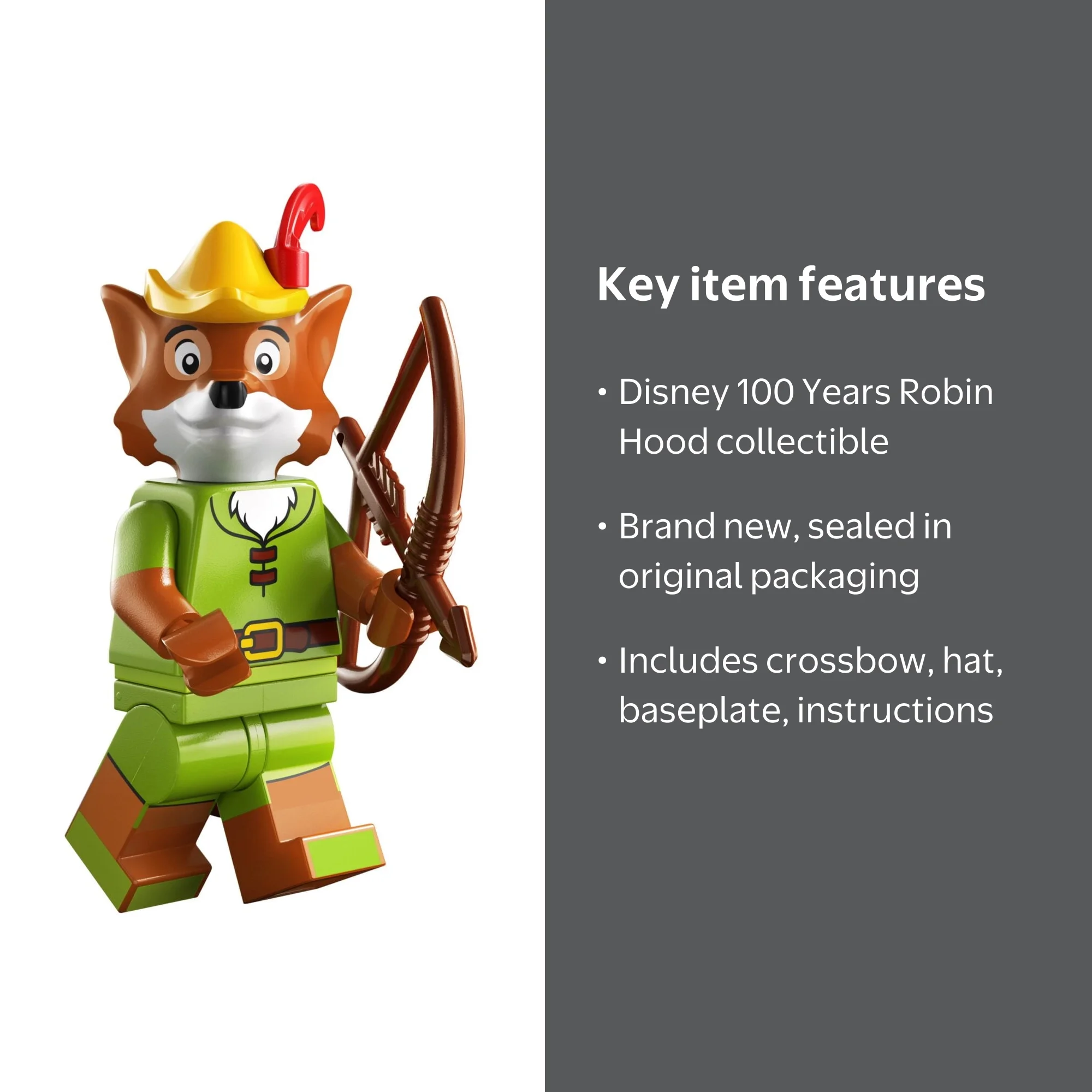 LEGO, Disney Minifigures, 71038, Green Robin Hood Sealed - Walmart.com