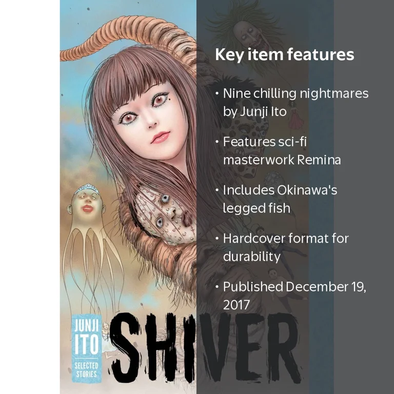 Junji Ito, Hardcover Manga, Shiver, Selected Stories Horror