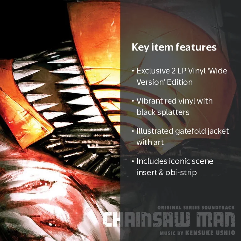 邦楽CDアルバム　CHAINSAW NOTHING WILL~ SCDち Kensuke Ushio - Chainsaw Man (Original Series Soundtrack) - Music
