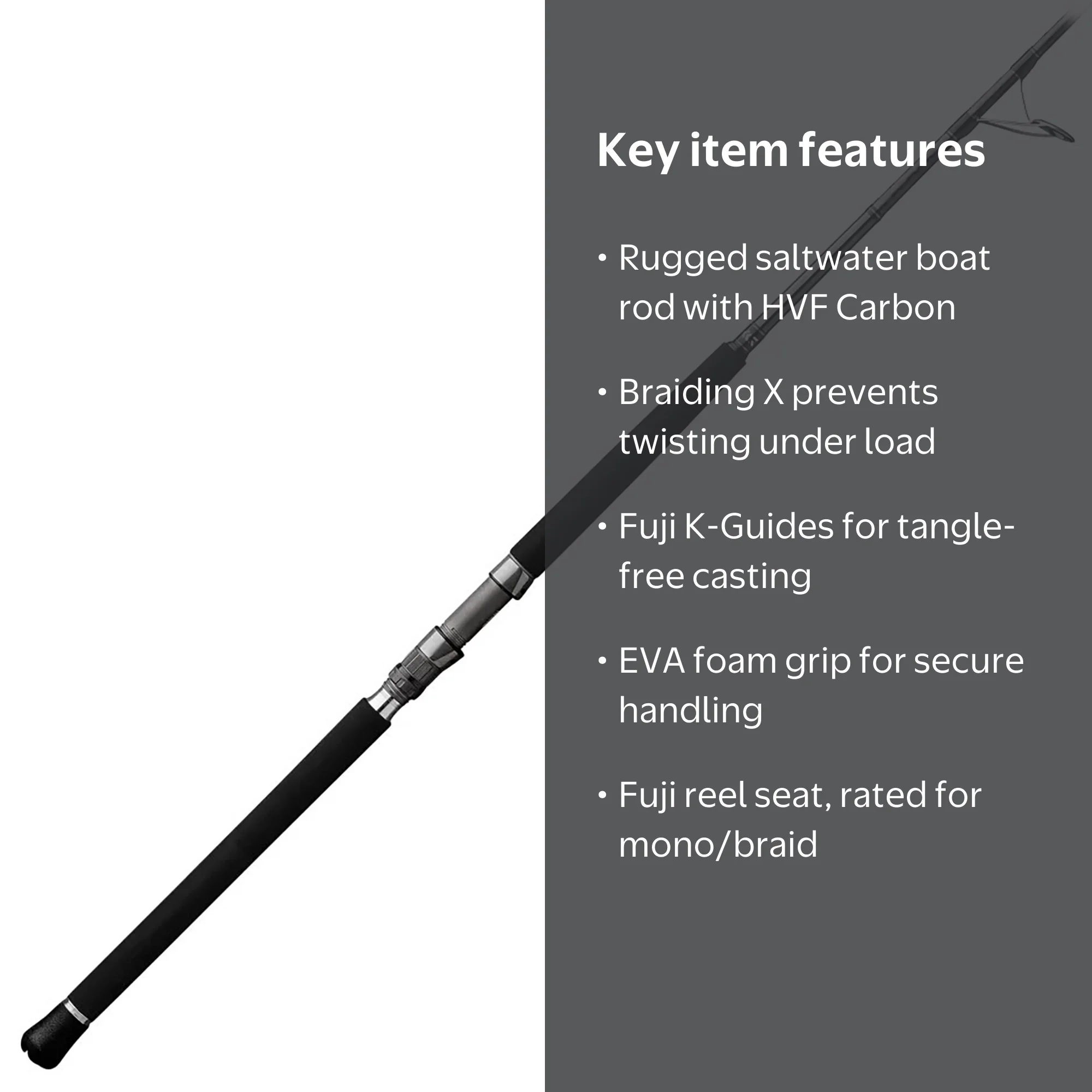 Daiwa Proteus Boat Fishing Rod - 70XXHF - Walmart.com