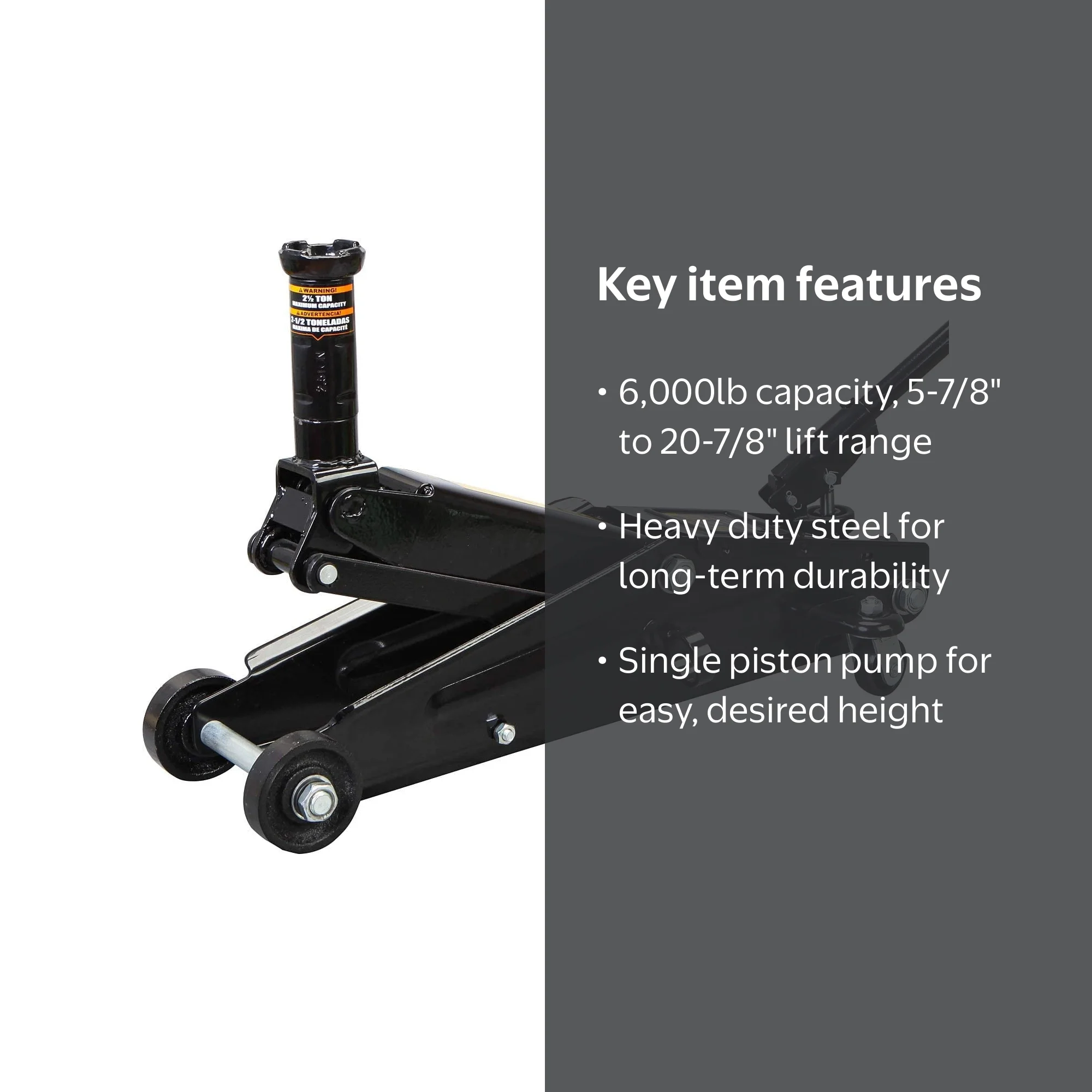 Torin DA94117B Hydraulic Trolley Service/Floor Jack with Extra