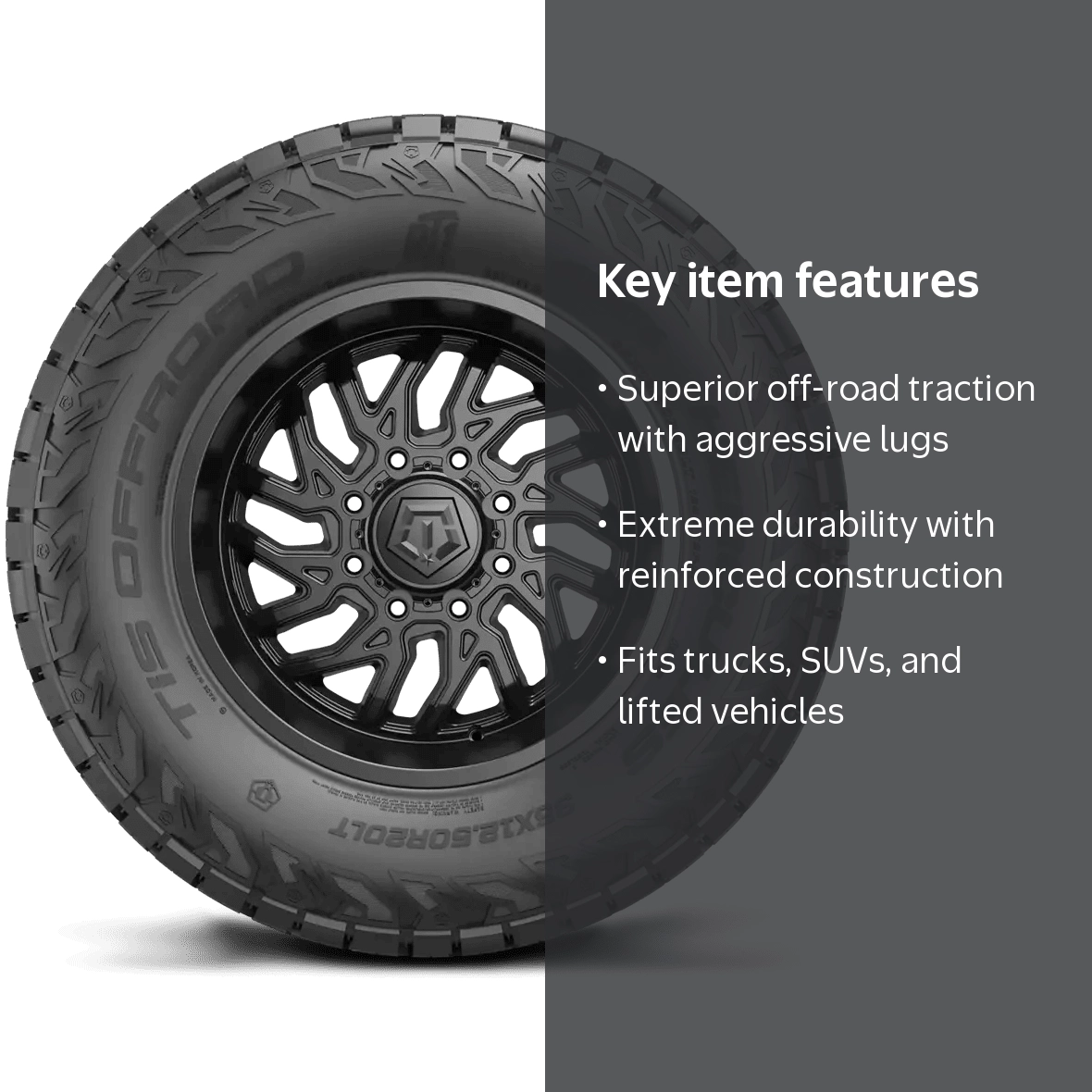 Hercules TIS Offroad RT1 LT295/60R20/10 10-Ply 126R Tire - Walmart.com