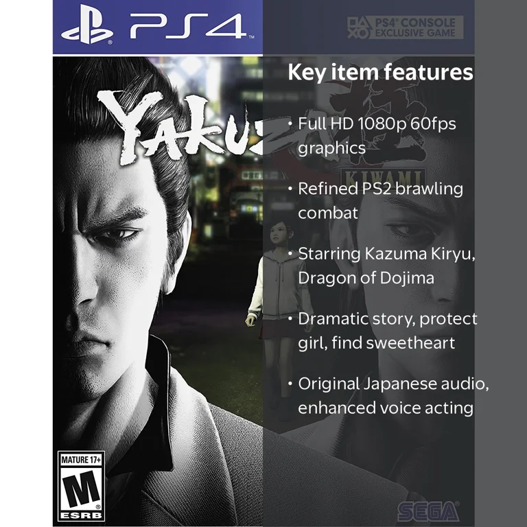 SEGA, PlayStation Hits, Yakuza Kiwami, PlayStation 4, HD remake