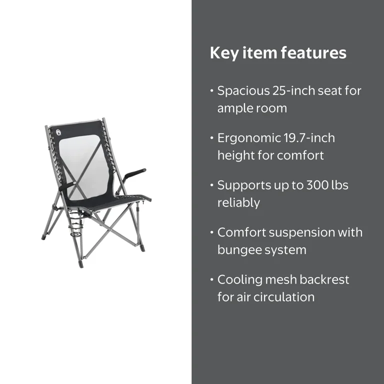 Coleman Comfortsmart Suspension Chair - Walmart.com