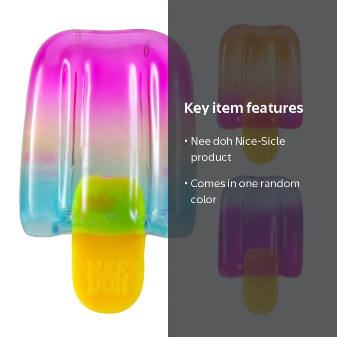 Nee doh Nice-Sicle, 1 RANDOM COLOR, Fun Squeeze Toy - Walmart.com