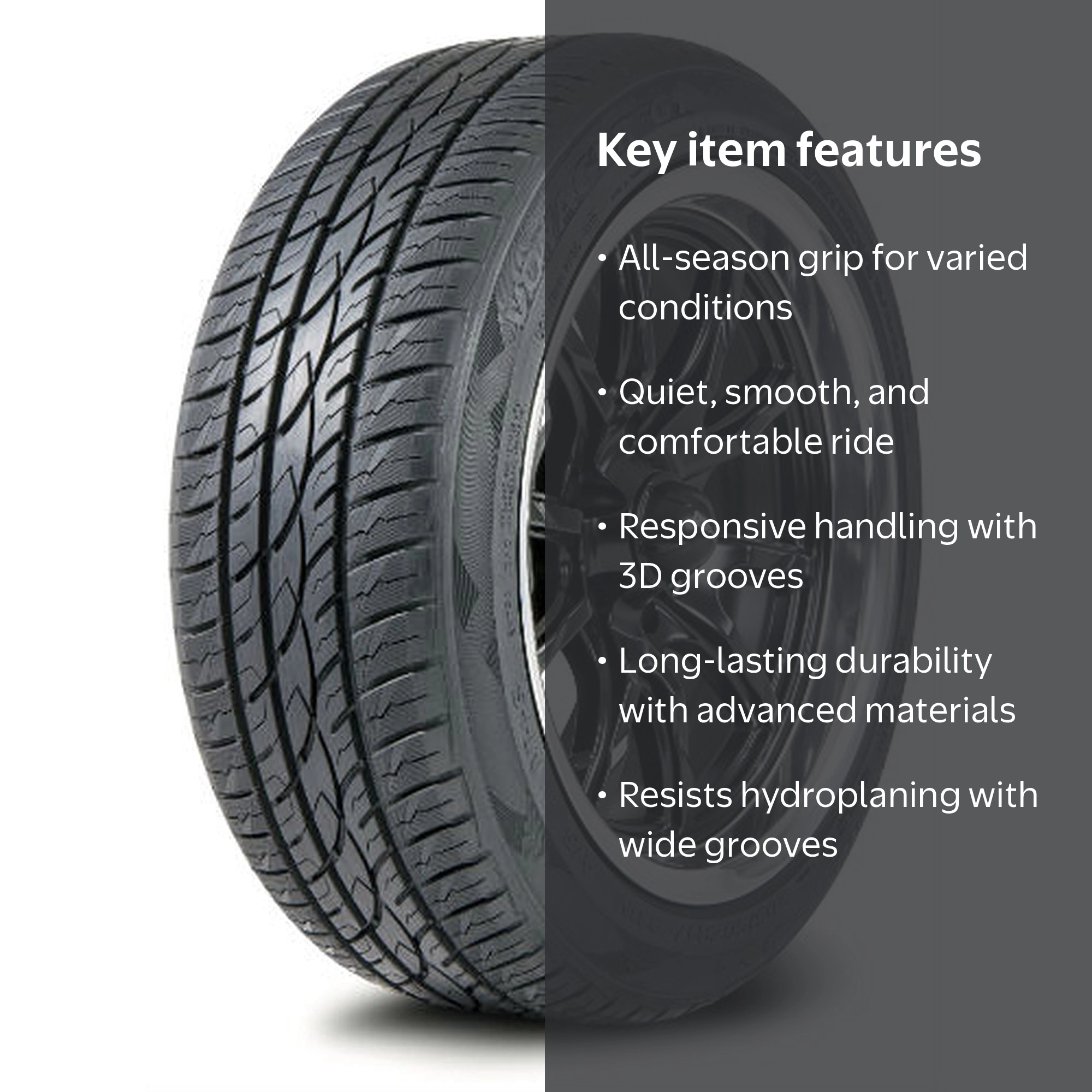 Groundspeed Voyager GT All Season 225/65R17 102H XL Passenger Tire