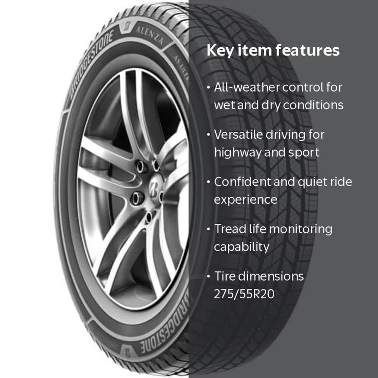 Bridgestone Alenza AS Ultra 275/55R20 113H BSW - Walmart.com