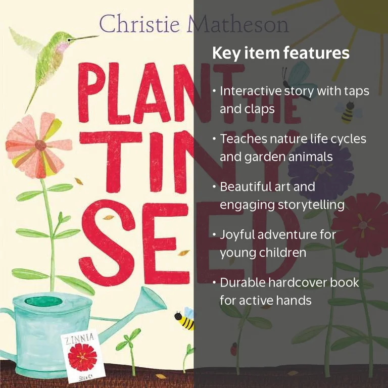 Plant the Tiny Seed: A Springtime Book for Kids, (Hardcover