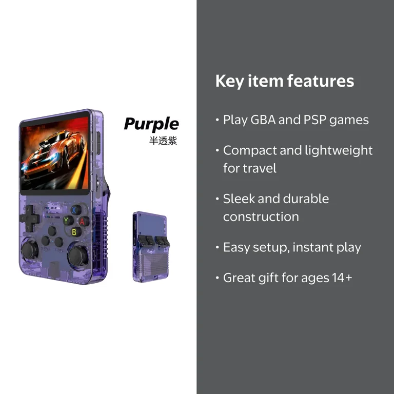 NewCee R36S Open-Source Handheld Game Console, Retro GBA and PSP