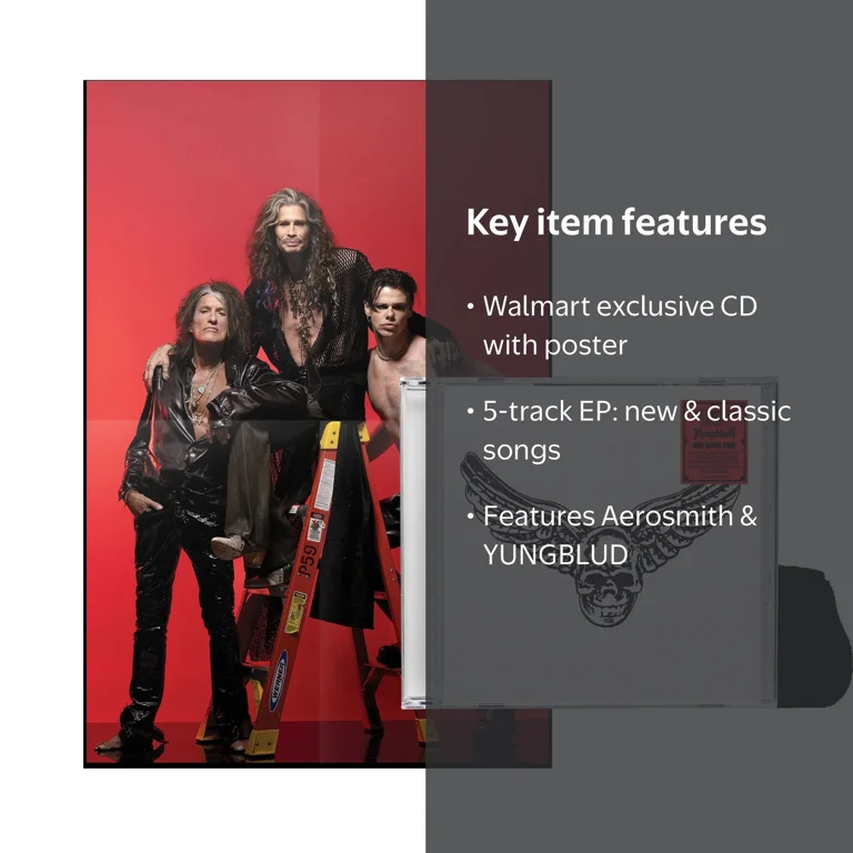 Aerosmith & YUNGBLUD - One More Time - Walmart Exclusive CD