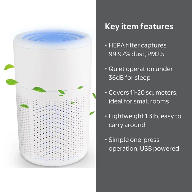 best small air purifier for cigarette smoke Away Fan Puffhide Purifier Filters air pollution of PM 2.5 (pollution rate) Air Purifiers for Allergies and