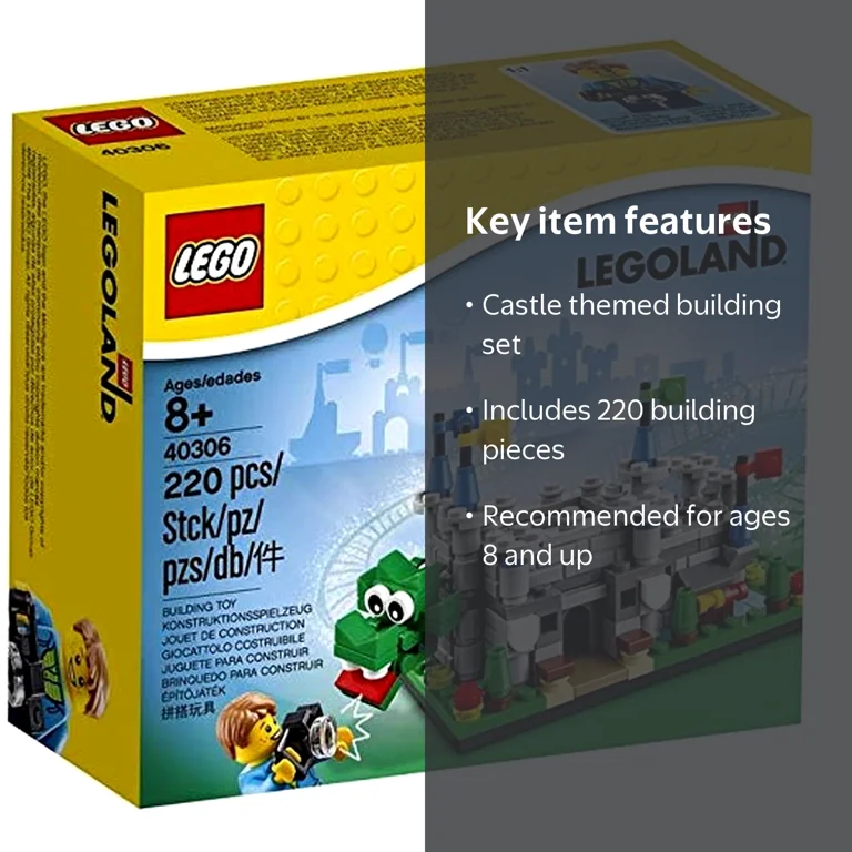 LEGO, Castle Set, 40306, Contains 220 pieces for ages 8+ - Walmart.com