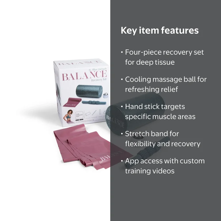 Balance By Jillian Michaels Recovery Kit, Targets Tension and