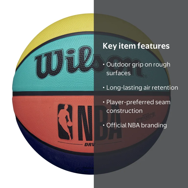 Wilson NBA DRV Alternating Outdoor Basketball Durable Outdoor