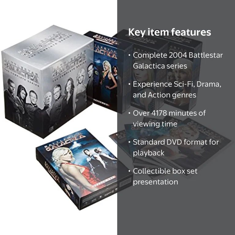 Battlestar Galactica: The Complete Series, 2004 Box Set, DVD