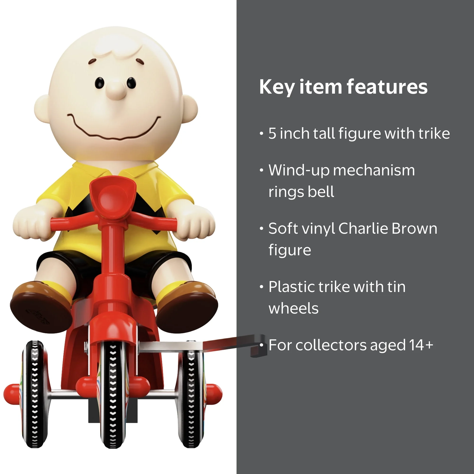 Super7 - Peanuts - Super Cycles - Charlie Brown (Yellow Shirt with